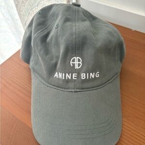Anine Bing Olive Cap